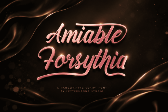 Amiable Forsythia: A Font That Feels Like Your Business