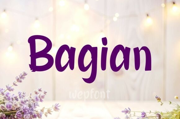 Bagian: A Warm Handwritten Font for Branding That Feels Genuine