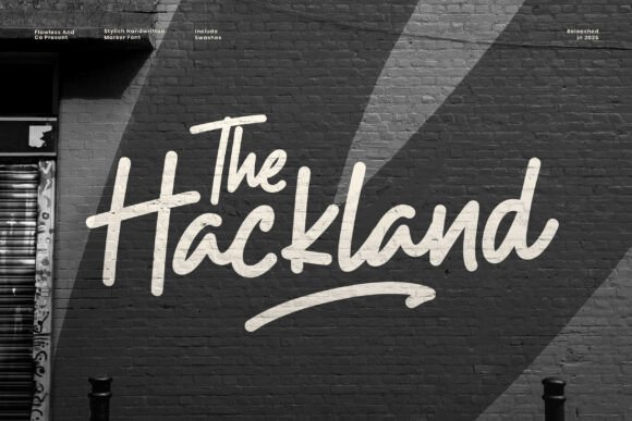 Bringing Your Handmade Vision to Life with The Hackland Font