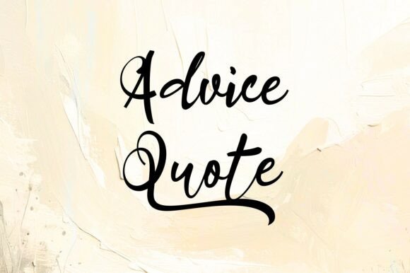 Choosing Advice Quote: A Display Font That Transforms Online Presence