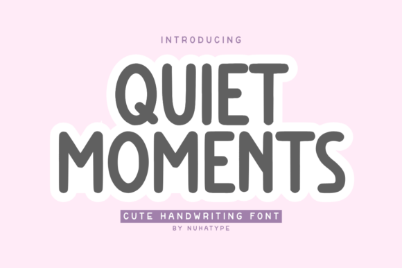 Choosing Quiet Moments: A Font Made for Creative Hands