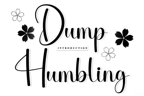 Dump Humbling: A Handwritten Font for Makers and Creators