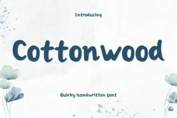 Finding Simplicity and Elegance with the Cottonwood Font