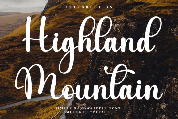 Highland Mountain: A Friendly Script Font for Web Design