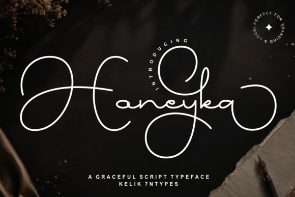 Honeyka: A Poetic Script Font for Graceful Branding