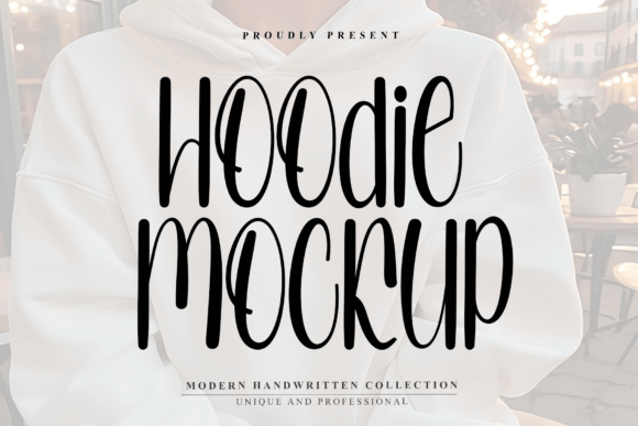 Hoodie Mockup: A Bold Handwritten Font for Digital Branding