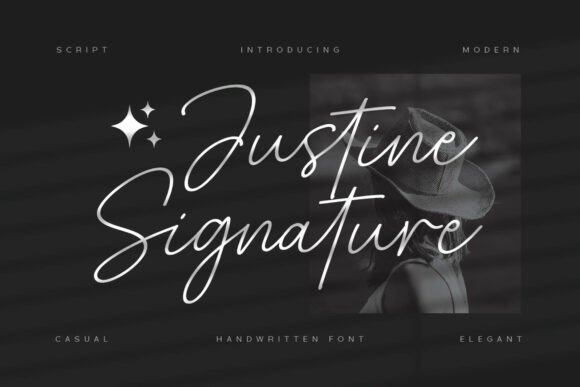 Justine Signature: The Stylish Script Font for Modern Marketing