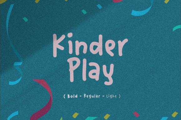 Kinder Play Font: A Whimsical Choice for Editorial Projects