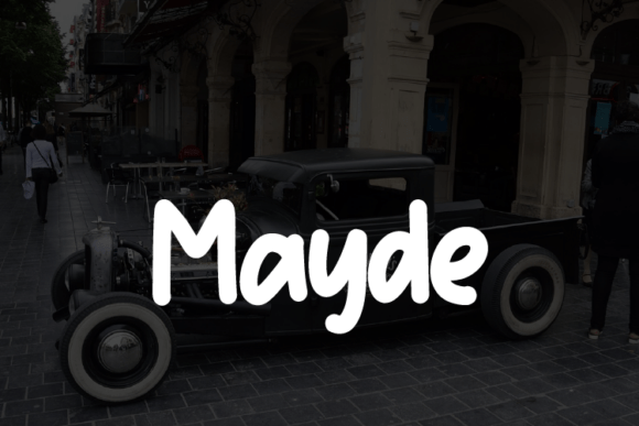 Mayde: A Modern Typeface Made for Creative Hands