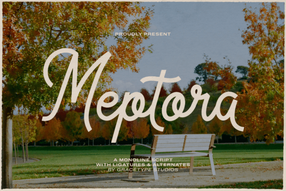 Meptora: A Script Font for Adding Warmth to Digital Layouts