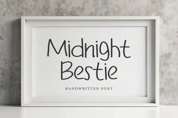 Midnight Bestie: A Font for Authentic Editorial Design
