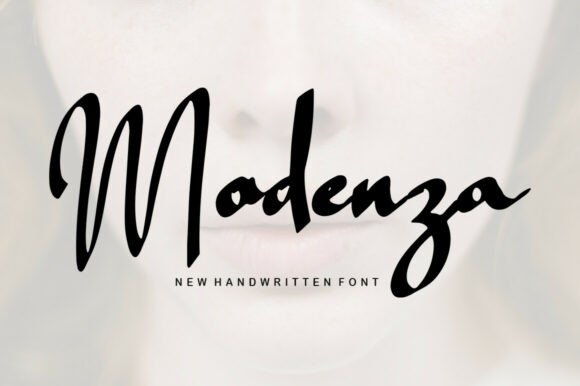 Modenza: A Handwritten Font That Brings Brand Boards to Life