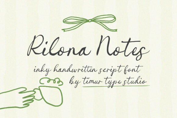 Rilona Notes: A Script Font Built for the Digital Canvas