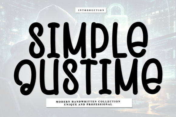 Simple Justime Font: A Calm Calligraphic Hand for Editorial Stories