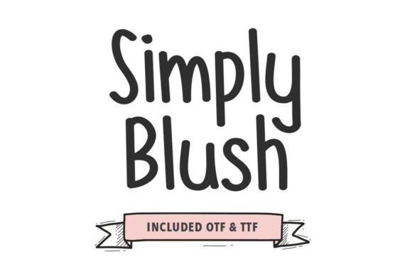 Simply Blush: The Gentle Script Typeface for Digital Elegance
