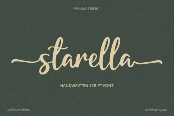 Starella: A Modern Script Font for Small Business Branding