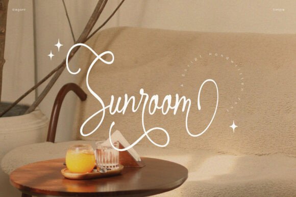 Sunroom: An Elegant Script Font for Building a Beautiful Brand