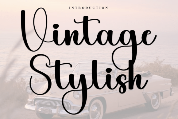 Vintage Stylish: A Versatile Script Font for Editorial Personality