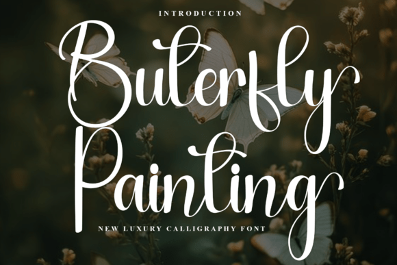 Why the Buterfly Painting Font Feels Warm and Approachable