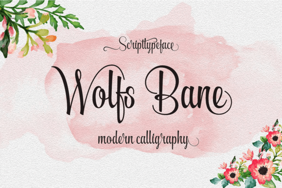 Wolfs Bane: A Modern Calligraphy Font for Editorial Mood