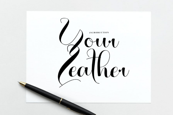 Your Leather: A Designer's Review of This Elegant Script Font